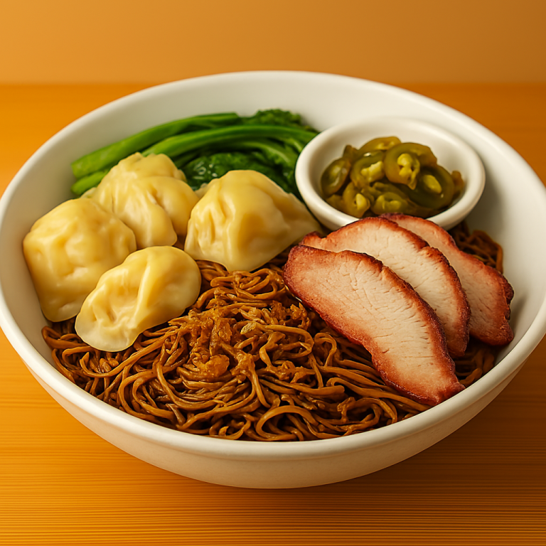 wantan mee (dry style)