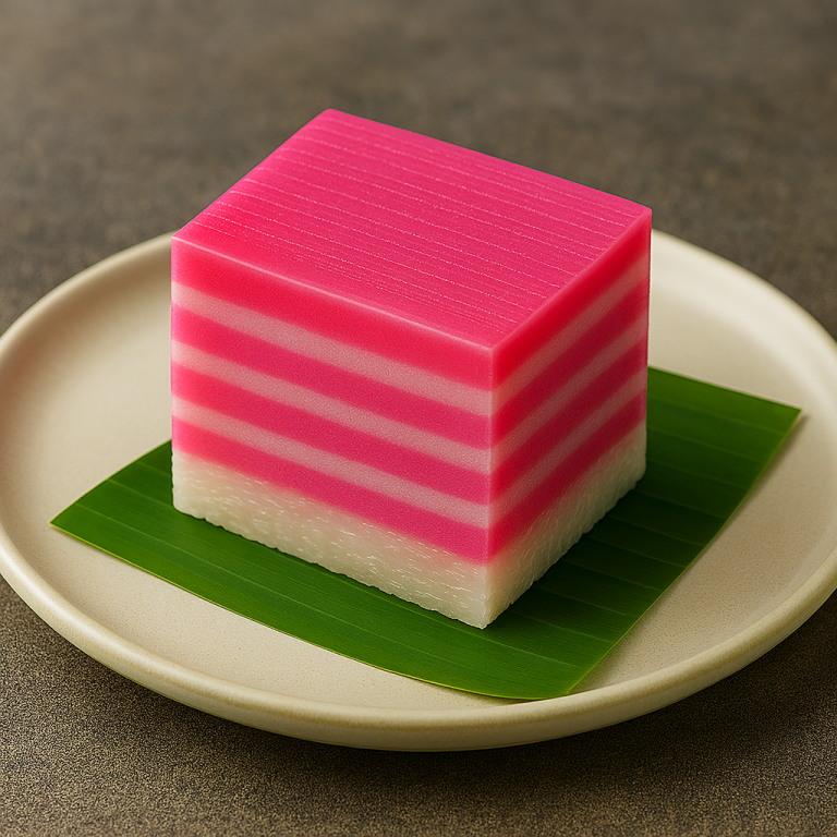 kuih lapis (layered cake)