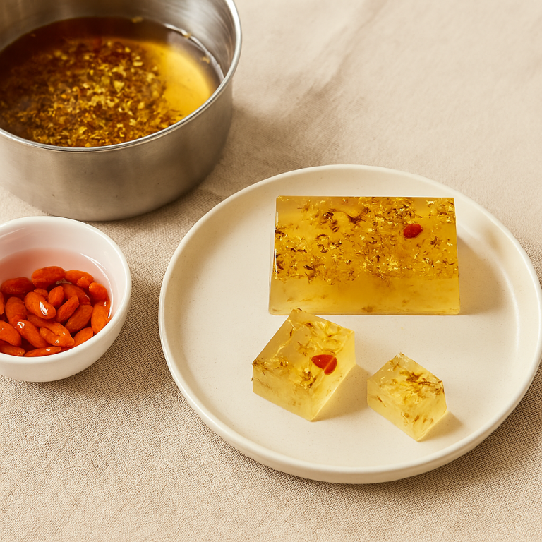 osmanthus jelly (桂花糕)