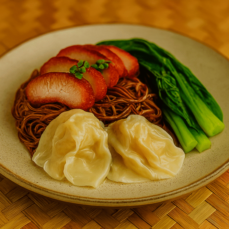 Wantan mee (dry style)