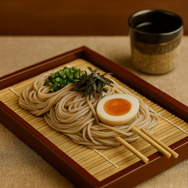 Zaru Soba (Cold Buckwheat Noodles) 