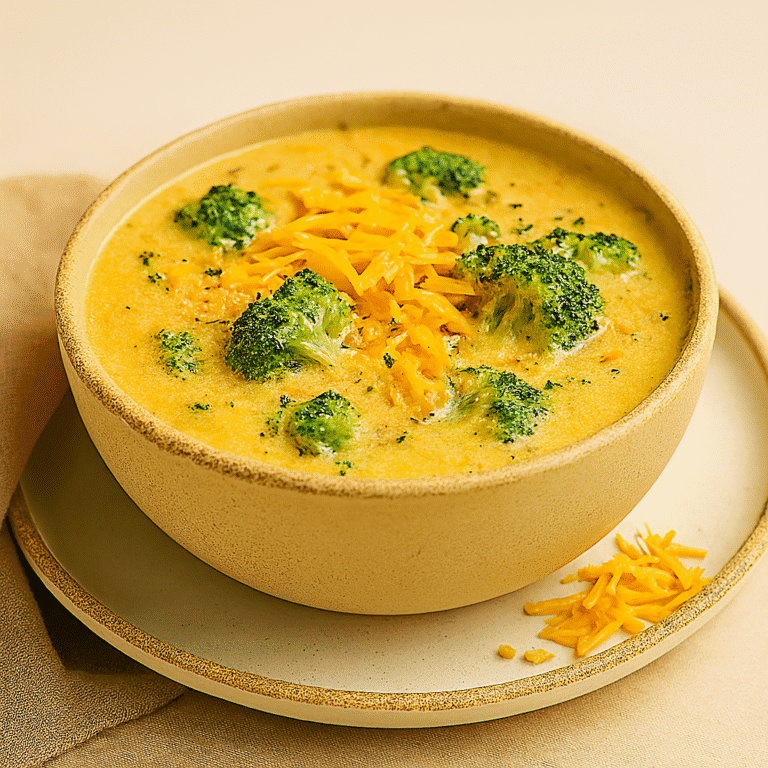  Broccoli cheddar soup 