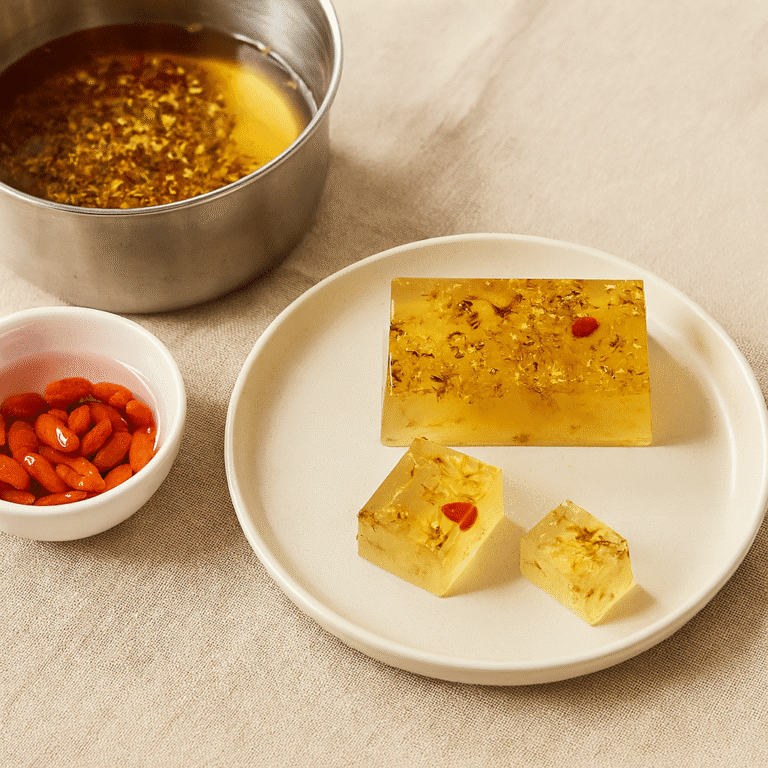 Osmanthus jelly (桂花糕)